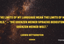 The limits of my language mean the limits of my world — Ludwig Wittgenstein Ludwig Wittgenstein quotes