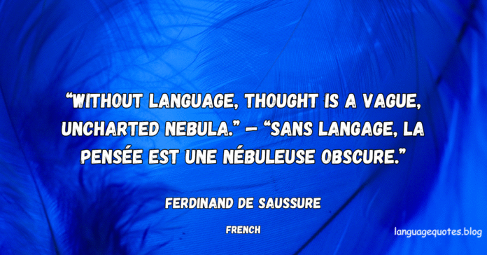 Ferdinand de Saussure quotes
