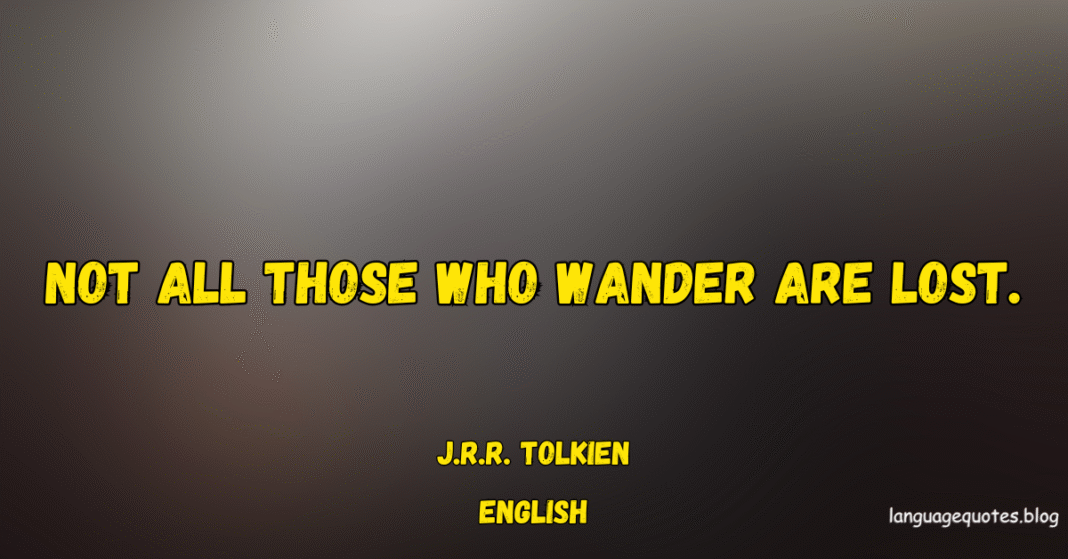 J.R.R. Tolkien Quotes
